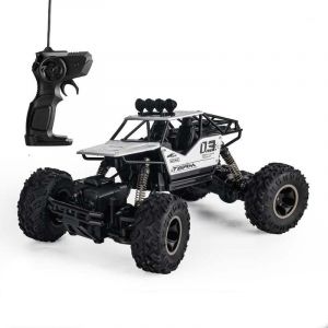 Voiture Télécommandée 4x4 Enfant Tout-Terrain Argentée Anti-Choc Haute Performance Argent YONIS - Neuf