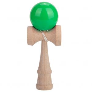 Balle de kendama de couleur pure, jouet traditionnel japonais pour jongler avec talent (vert) - Neuf