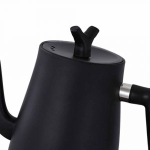 Bouilloire électrique avec base, chauffe-eau à double couche avec arrêt automatique-Noir - Neuf