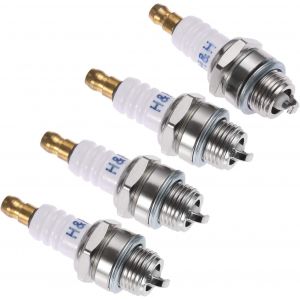 L7T Spark Plugs Set of 4 2 Stroke Replacement Accessories for Chainsaw,Brushcutter,Garden Lawn Mower,Strimmer,Strimmer,Strimmer - Neuf