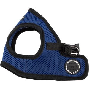 Harnais Pour Petit Chien Et Chien Moyen - Convient &Eacute;galement Aux Chiots - Harnais Anti Traction, Bleu Fonc&eacute;, L - Neuf
