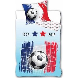 Parure De Couette - Homerokk - Champion Du Monde - 140x200 Cm - 100% Coton - Blanc - Neuf