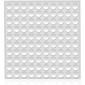 100 Pièces Patin Silicone Transparent Amortisseur Porte Placard Tampon Caoutchouc Transparent Pieds Butées de Protection en Caoutchouc - Neuf