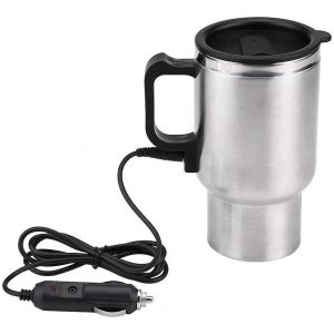 Chauffe-Tasse &Eacute;lectrique 12 V Pour Voiture, Bouilloire En Acier Inoxydable, Tasse Chauffante De Voyage, Thermos &Eacute;lectrique, Pour Voiture. - Neuf