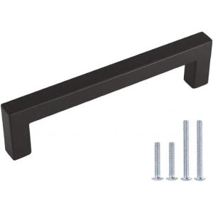 lbgwp60-LotDe 1 Poignee De Meuble Cuisine Poignee De Porte Interieur Poignée Cuisine Noir Poignées Noires Poignée Meuble Poignée Inox Poignée Entraxe 128Mm - Neuf