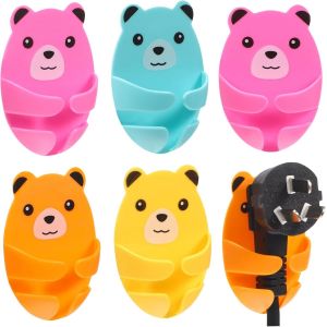 Lot De 12 Crochets De Prise - Organisateur De C&acirc;bles - Support De Prise Pour Prises - Support De Prise - Support De Prise - Support De Prise - Organisateur De C&acirc;bles - Avec Crochets En Abs - Neuf