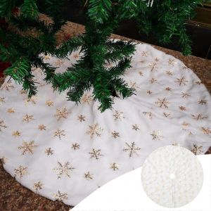 Jupe de sapin de No&euml;l, P&egrave;re No&euml;l am&eacute;ricain, d&eacute;coration de No&euml;l pour tapis de sapin, compatible avec les d&eacute;corations de f&ecirc;tes de fin d'ann&eacute;e - Neuf