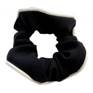 Cravate Élastique Plissée De Style Coréen Pour Femmes, Grand Chouchou Pour Cheveux De Fille, Café Au Lait, Élastique Pour Queue De Cheval, Accessoires Pour Cheveux-Noir - Neuf