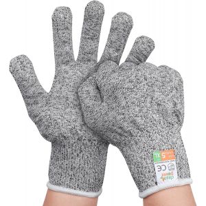Gant Anti Coupure,Gants Butcher S&eacute;curit&eacute; Niveau 5 Protection-Gants Cuisine,la norme EN 388 Gants Jardinage Gants R&eacute;sistants Aux Coupures Pour L'&eacute;caillage D'hu&icirc;tres,Le Soudage.[H80] - Neuf