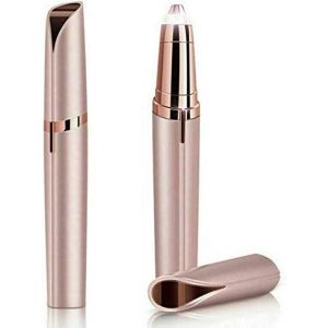 KALANKA-LA BeautyTM D&eacute;tachant sourcils sans d&eacute;faut pour femme &Eacute;pilation indolore pour sourcils avec lumi&egrave;re or rose (chaux) - Neuf