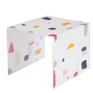 Hjlian Housse De Protection Anti-Poussiere Impermeable En Peva Pour Refrigerateur Avec Sac De Rangement Et Pochette (Geometrique) - Neuf