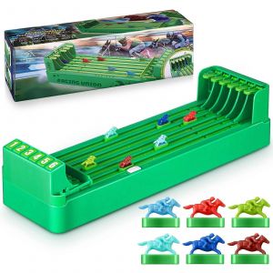 Jeu De Courses Hippiques Interactif Avec 6 Chevaux, Le Jeu Des Courses Hippiques, Cadeaux Hippiques Pour Garçons (A) - Neuf