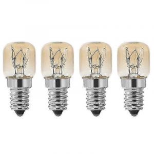 Ampoule De Four,4pcs E14 Four 15w,Ampoule De Four,Capuchon Clair Lampe De Four Pygmée,E14 Résistant Jusqu'à 300 Degrés Celsius Lumière Pour Foursilver Szrh - Neuf