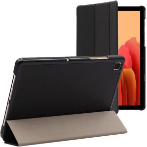 Coque Pour Samsung Galaxy Tab A7 10.4 T505 (2022, 2020), Etui Slim Cover, Housse Pu Cuir Rabat Magnétique, Noir[Coq9127107] - Neuf
