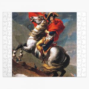 Puzzle en bois Napoléon franchissant les Alpes (robe rouge) 300 pièces 38x26 cm jouet décoration mur - Neuf