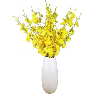 fleurs artificielles orchidées soie fausses fleurs en vrac,10 pcs (chacun 20""),pour fête de mariage h - Neuf