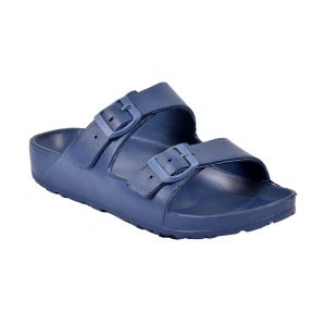 Sandales Mules Eva Boucle Mbs01409 Marine - 43 - Neuf