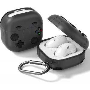 LORANKA-Etui en Silicone Compatible pour Samsung Galaxy Buds 2 Pro/Galaxy Buds2/ Galaxy Buds Pro/Galaxy Buds FE/Galaxy Buds Live &Eacute;tuis-Noir - Neuf