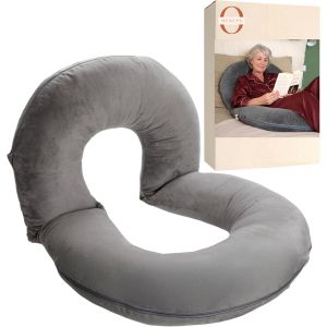 Ulteronixshop-Coussin De Lecture Modulable Xl &iquest; Soutien Complet Du Corps (&Eacute;paules, Dos, Jambes) &iquest; Confort Ergonomique En Velours Doux Pour Lit Et Canap&eacute; - Neuf