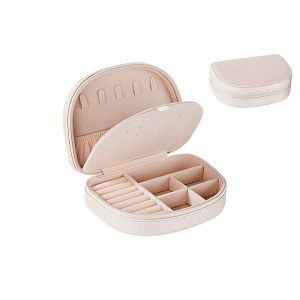 &Eacute;tui De Voyage Double Couche Pour Bijoux, Boucles D'oreilles Et Accessoires - Neuf