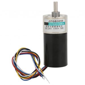 XYONG Mini reducteur de vitesse a moteur sans balais CC 24 V, rotation a 360 ¡ã/sens inverse, pour machine-outil CNC XD-37GB, 3650 tr/min, 500 tr/min - Neuf