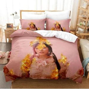 Parure De Lit Singers M-Melanie Martinez, Taie D'oreiller, Impression 3d, Album De Maison De Poupée, Housse De Couette, Cadeaux Pour Garcon S Et Filles - Neuf