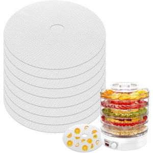 AYUHR-Lot de 8 films de déshydratation en silicone sans BPA - Réutilisables - Pour séchoir à fruits, tapis en cuir de fruit - Neuf