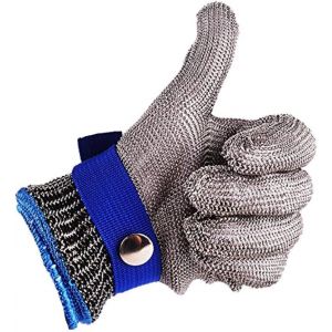 250*110mm¿316L en Acier Inoxydable Résistant à la coupure des Gants de Sécurité Gant de Travail de Niveau 5 Protection - Neuf