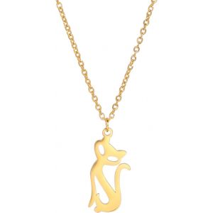 Kal-Collier À Pendentifs De Chat Mignon En Acier Inoxydable Colliers De Chat Collier De La Meilleure Amie Collier Des Fans De Chat Bijoux Cadeaux Pour Femme Fille - Neuf