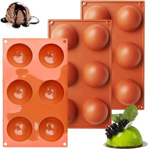 Kalanka-3 Pcs Moule Tablette Chocolat, 6 Cavit&eacute;s Moule Silicone, Moule Tablette Chocolat Dubai Pour Pieces En Chocolat Maison, Gaufres, Pralines, Bonbon, D&eacute;coration De Gateau-Kalanka - Neuf