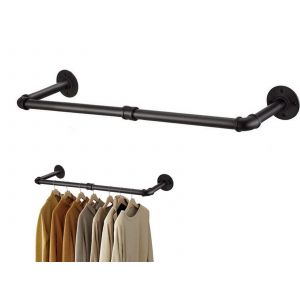 Barre De Suspension Murale Pour V&ecirc;tements, Id&eacute;ale Pour Le Rangement Et L'organisation - Neuf