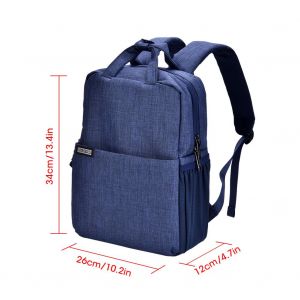 Sac a dos multifonction pour appareil photo reflex numerique (bleu) - Neuf