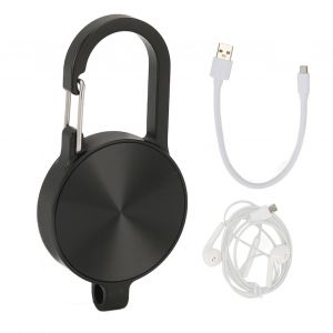 Petit enregistreur HD a reduction de bruit, activation vocale, porte-cles, avec lecture MP3, pour reunion, classe, 16 Go - Neuf