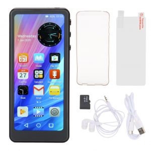 Lecteur MP4 avec ecran tactile HD de 4,5 pouces, reduction du bruit, processeur Octa Core, prise en charge de la radio FM, Bluetooth, Wi-Fi, carte memoire de 64 Go - Neuf