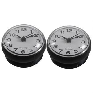 2x 7cm &eacute;tanche cuisine salle de bain douche horloge ventouse - Neuf
