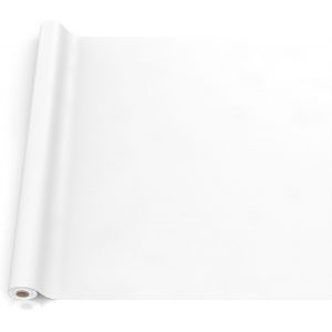 SJZG-Nappe En Toile Cirée, Lavable, Pour Table De Jardin, Extérieur Et Intérieur, Bord Coupé, Blanche, 100 X 140 Cm - Neuf