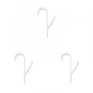 Pi&egrave;ge De Rangement De Salle De Bain De Cuisine Pour Rail De Radiateur Chauff&eacute; &Agrave; Serviette,&Eacute;charpe Crochet De Cintre De Serviette Pour Rack D'Organisateur De Salle De Bain.White 3Pcs. - Neuf