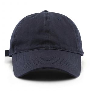 Casquette Unisexe En Denim Déchiré Et Ajouré, Protection Solaire Marine - Neuf