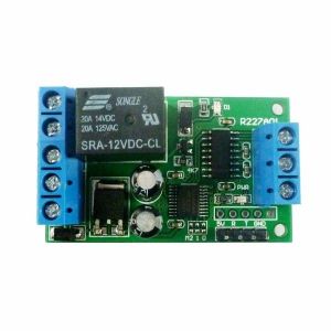 Module Relais Port S&eacute;rie Rs232 Et Ttl232 1 Canal Uart Dc 12 V - Neuf