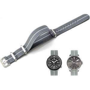Bracelet De Montre Nylon Élastique 18mm 20mm 22mm Nato Style Militaire Balistiques Marine Parachute Réglable Nylon Tressé Tissu Bracelet Remplacement Band Pour Homme Femme.[U2863] - Neuf