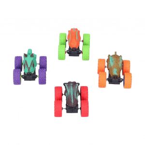 4pcs Mod&egrave;le Voitures Mini Mignon Simulation Dinosaure Forme Plastique Pull Back Car Toy Pour Gar&ccedil;ons Jouets Cadeauxmod&egrave;le De Voiture Dinosaure - Neuf