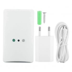 Detecteur de gaz intelligent sans fil, controle par micro-ordinateur, detecteur de fumee pour la securite de la maison (UE) - Neuf
