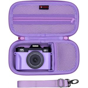&Eacute;tui de Transport Rigide Compatible Canon PowerShot G7 X/Sony RX100 VII/AOREGRE DC218L/KOASDVS/SINEXE Appareil Photo Camera Sac de Voyage(Violet) - Neuf