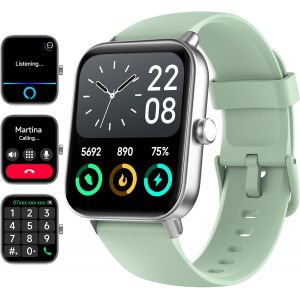 Montre Connect&eacute;e Homme Femme,Smartwatch Bluetooth 5.0 Tracker D'Activit&eacute; Avec Fr&eacute;quence Cardiaque Podom&egrave;tre Sommeil Contr&ocirc;le De La Musique Bracelet Intelligent Etanche Pour Ios/Android - Neuf