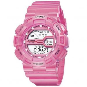 Synoke Étudiants Enfants À La Mode Sports Multifonctionnel Montre Bracelet Électronique (Rose) - Neuf