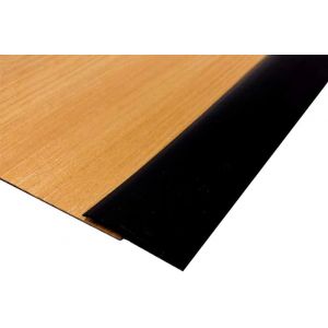2M Rampe Seuil de Porte Adhesif Barre de Seuil Rattrapage PVC Bandes de Transition Sol Rampe de Seuil,Pente de Seuil Inférieure à 5MM,Noir(Deux Côtés Adhésifs) - Neuf