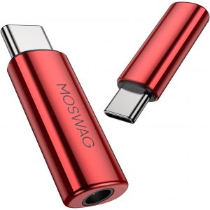 LORANKA-Adaptateur de Prise de Casque USB-C vers 3,5mm avec DAC, Convertisseur Audio Hi-FI et Micro en Alliage de Zinc Haute R&eacute;solution, Compatible avec Galaxy, Pixel, Xiaomi, iPhone et iPad - Neuf
