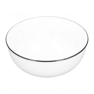 Hjlian Bols En Ceramique Durables Black Line Pour Salades, Soupes, Ragouts, Desserts Et Nouilles (17,8 Cm) - Neuf