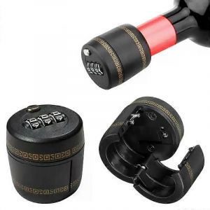 Bouteille En Plastique Mot De Passe Serrure À Combinaison Bouchon De Vin Bouchon À Vide Dispositif De Préservation - Neuf