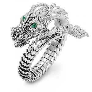Bague D'ouverture Dominatrice Ajustable En Forme De Dragon Tridimensionnel - Neuf